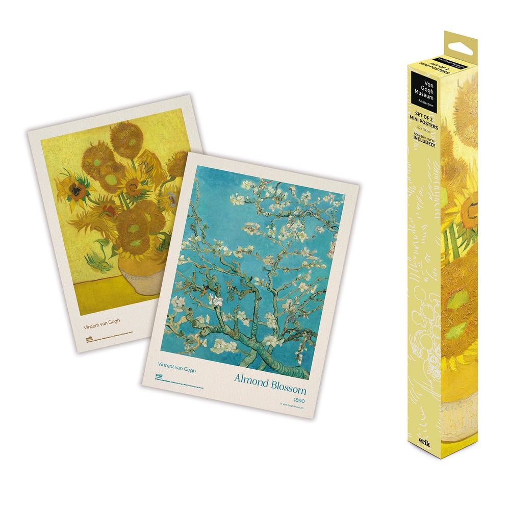 Grupo Erik - Van Gogh Museum Ensemble de miniaffiches - Multicolore